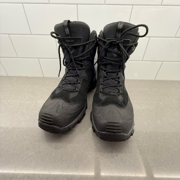 Sz13 WIDE Columbia Mens Black Bugaboots Snow/Work Waterproof Winter Boots BM1544 main image 10